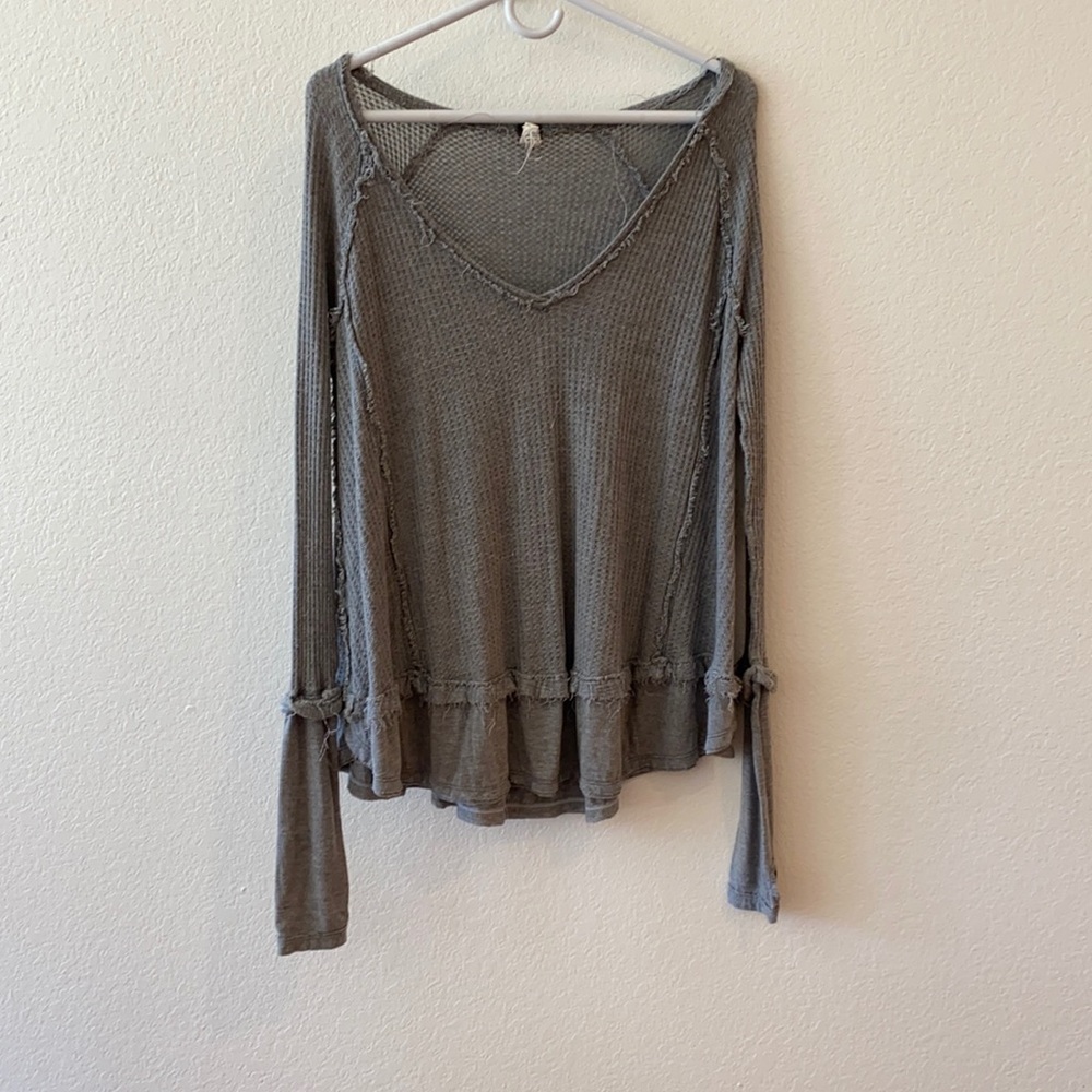 Gray Free People top!